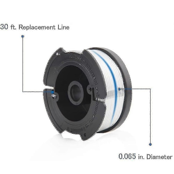 Black+decker A6481 Spole + 6 Pakk Tråd For Reflex Kantklipper [db]