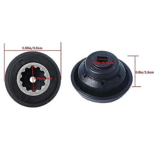 4st Drive Socket Kit Ersättning För Rx 1700w Nutri-bullet Blender Metall Plast Ersättningstillbehör [DB]