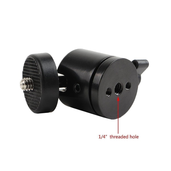 1/4\" Mini Stativkulehode Brakett Holder Mount Ballhead For Dslr Kamera-2stk