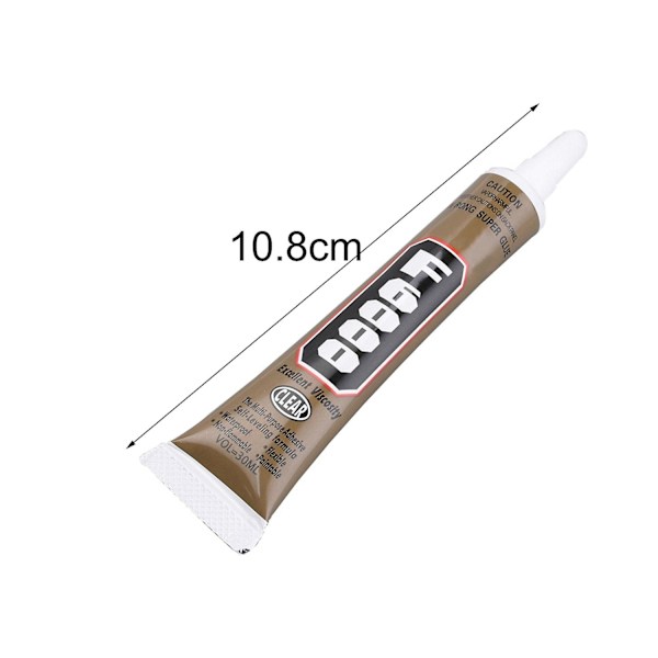 F6000 Rhinestone Lim - Vandtæt, Genanvendelig, Universal Lim til Murværk 30ML
