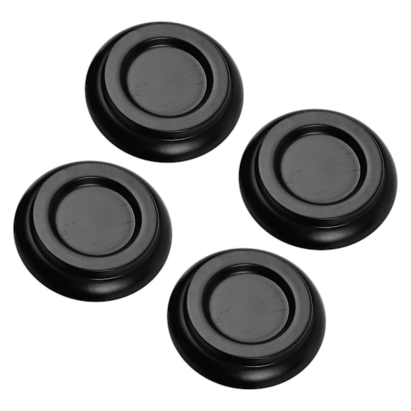 Upprätta pianokastare koppar underlägg med halkfri EVA-dyna, 4 st/set [DB] Black