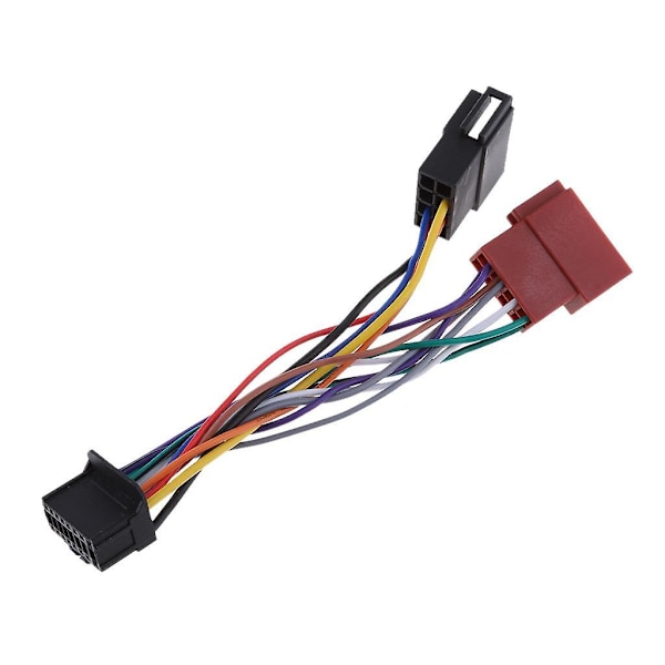 16-pin ISO (hun) radio modtager udskiftnings ledningsnet kabel til Pioneer [db] Black 170x30x30mm