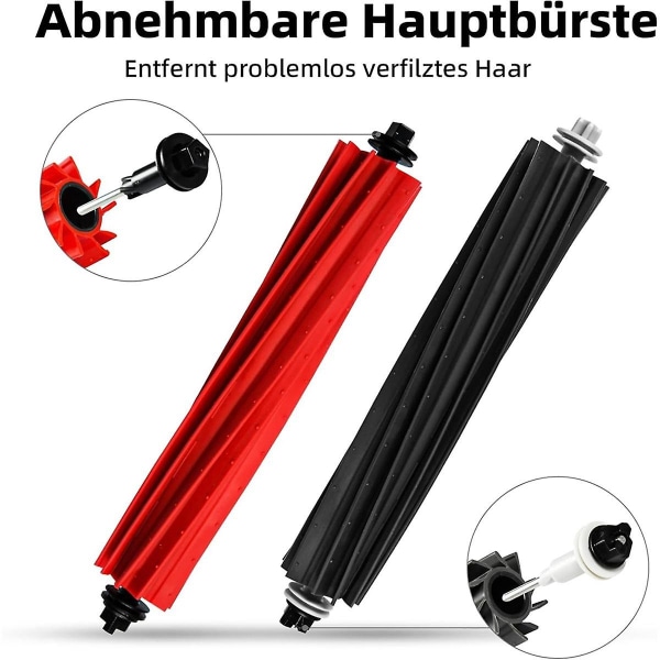 Reservedele til S8 / S8 Plus - Hovedbørste, sidebørste og HEPA-filter