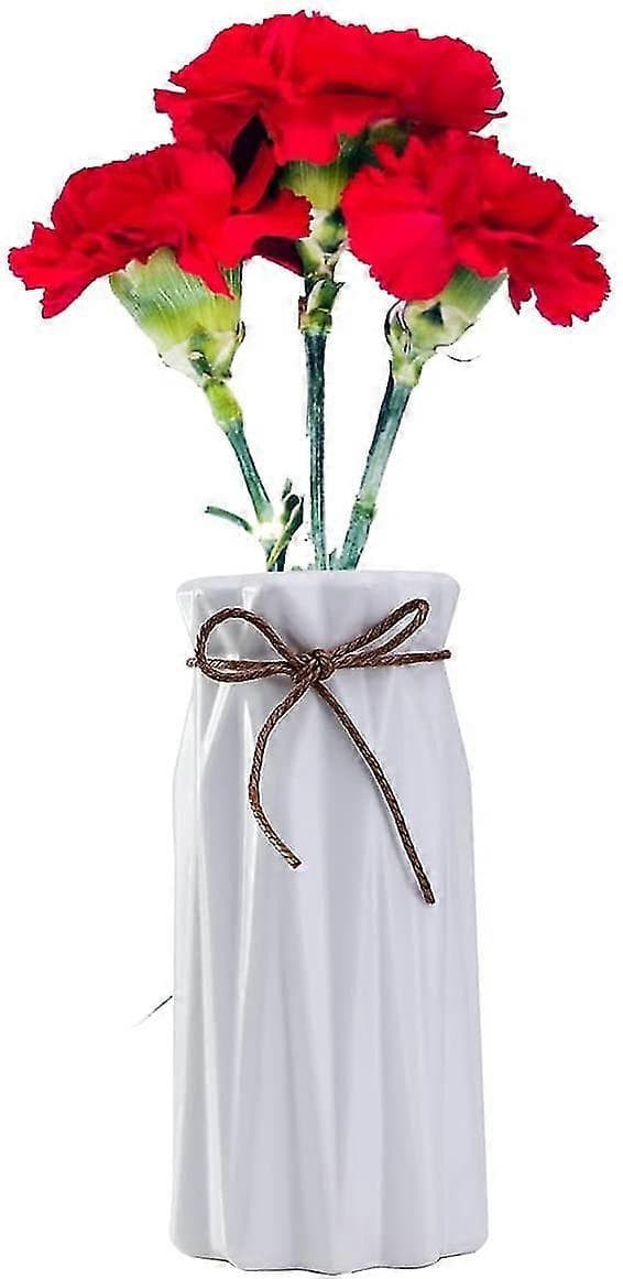 Glasvaser Set om 1, Klar Glas Blomvas Dekorativ Blomvas för Hem Sovrum Kontor Bröllopsceremoni, Skrivbordscenter Vas