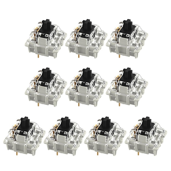 Gateron G Pro 2.0 -kytkimet Smd Rgb Lineaariset Taktiiliset Voideltu Kytkimet 3-napaiset Spot-valot [DB] 1