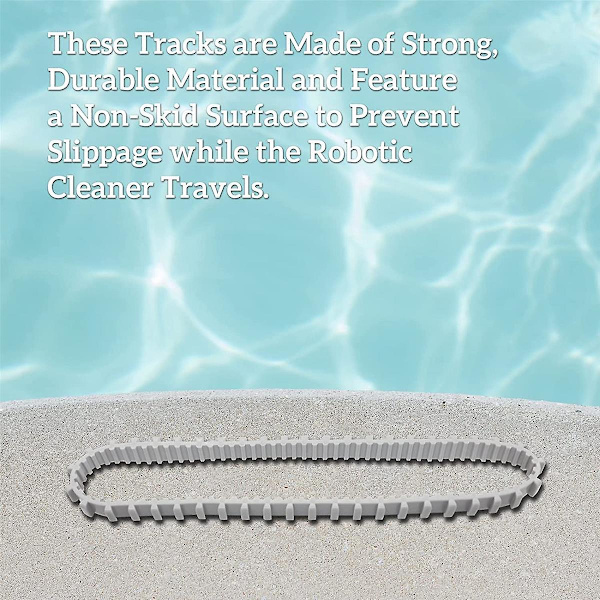 Db 2-pakkaus Pool Cleaner Tire Track -vaihto-osat 9985006- Dolphin Deluxe 4 5 Pool Cleanerille As Shown