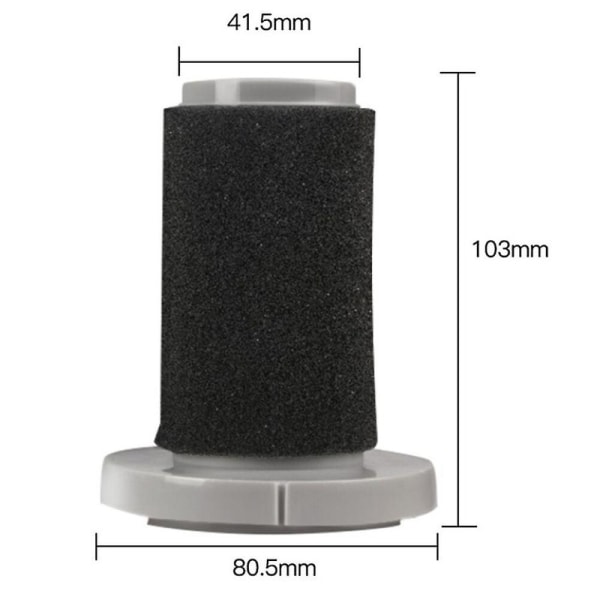 10 stk. For Xiaomi Deerma DX700 DX700S Støvsuger Vaskbar HEPA Filter  Reservedeler Tilbehør DB as shown