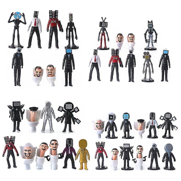 Skibidi Toalettmann Kamera Figur Tv Mann Høytaler Modell Kameramann Actionfigurer Julegave Db C