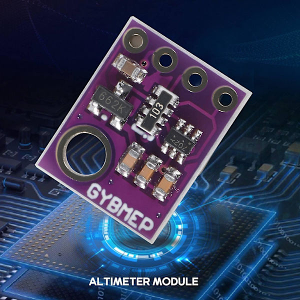 3 st BMP280 Kompatibel med BMP280 Digital 5V Temperatur Fuktighetssensor Atmosfärisk Barometrisk Pr [DB] purple