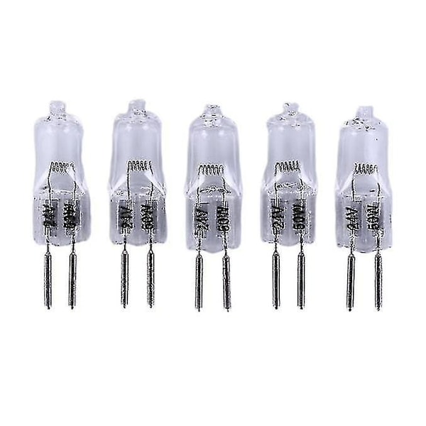 5 stk. 24v G5.3 35w/50w Base Halogenpærer Lys Pære [dB} 35W