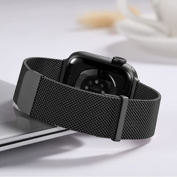 Metallrem kompatibel med Apple Watch -rem 38 mm 40 mm 41 mm 42 mm 44 mm 45 mm 49 mm, magnetiskt ersättningsband i rostfritt stål för Apple Watch Ultra/iwat