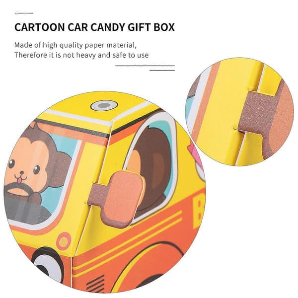 Kreativ stil tecknad design förvaringslåda barn julklappsförpackning 17*9*8cm 5st[DB]