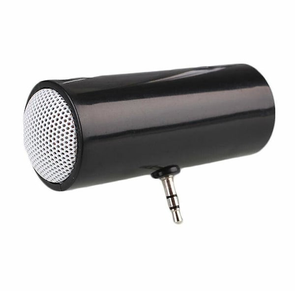 3,5 mm:n liitäntäinen stereomini kaiutin, kannettava MP3-musiikkisoitin, kaiutinvahvistin, kaiutin matkapuhelimelle P  [dB} black
