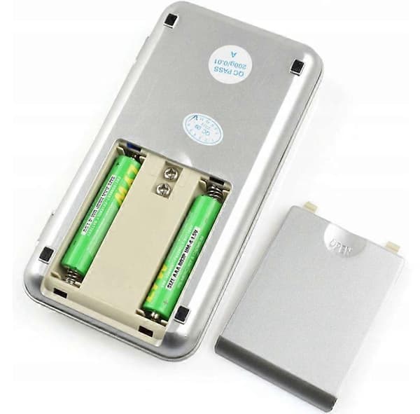Elektroninen koruvaaka 0.01-200g LCD-vaaka [DB] silver/gray