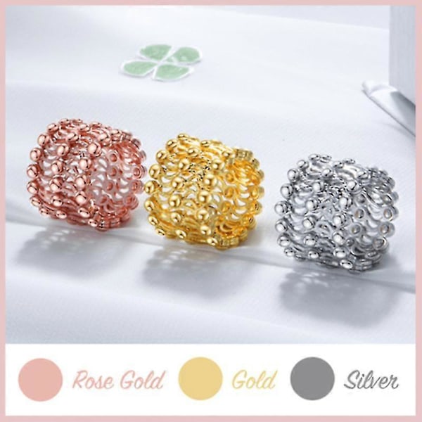 S925 hopearengasranneke 2-in-1 muuntautuva rengasranneke teleskooppirengas naisille db Silver No Diamond