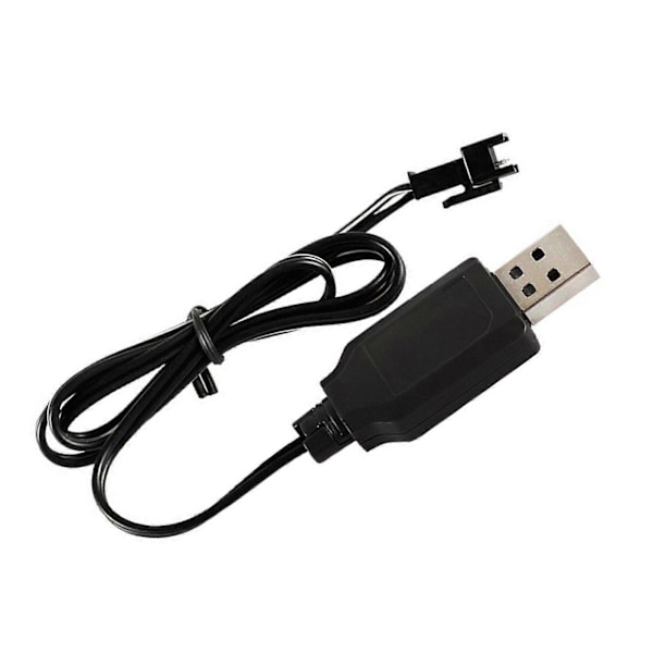 USB-opladerkabel til 3.7V batterioplader SM-2P Fremadgående RC Bil Fly Udskift [DB]