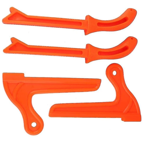 4 st Push Sticks av plast Säkerhetsstickor för träbearbetning Bordssåg Tillbehör Handsåg Säkerhetspinnar för träbearbetning (orange)