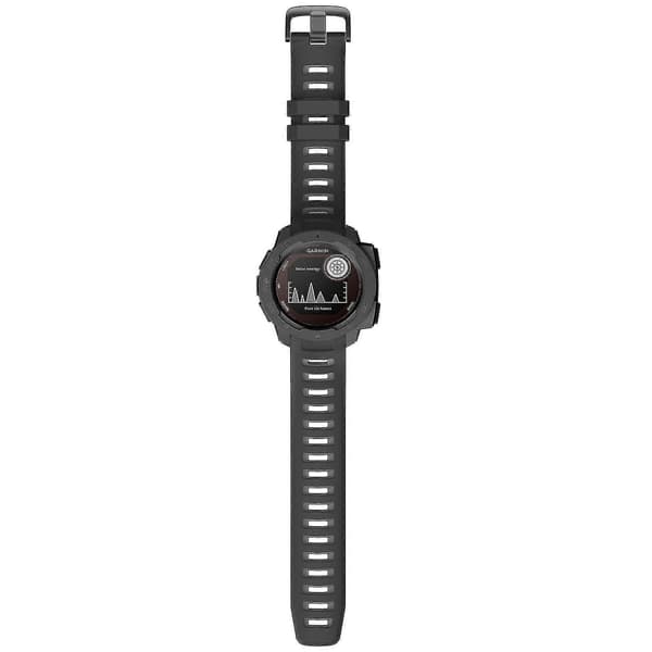Garmin Instinct silikoniranneke [DB] Black Grey