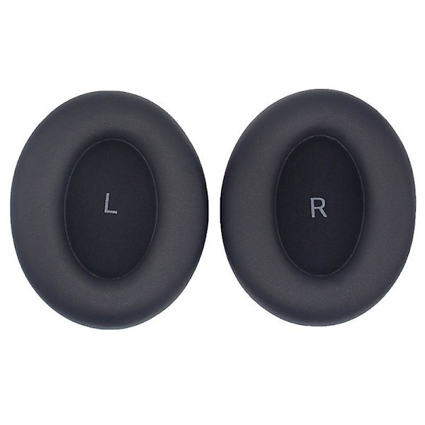 1 par med øreputer i svamp for Sennheiser Momentum 4.0 hodetelefoner (grå) {DB Black