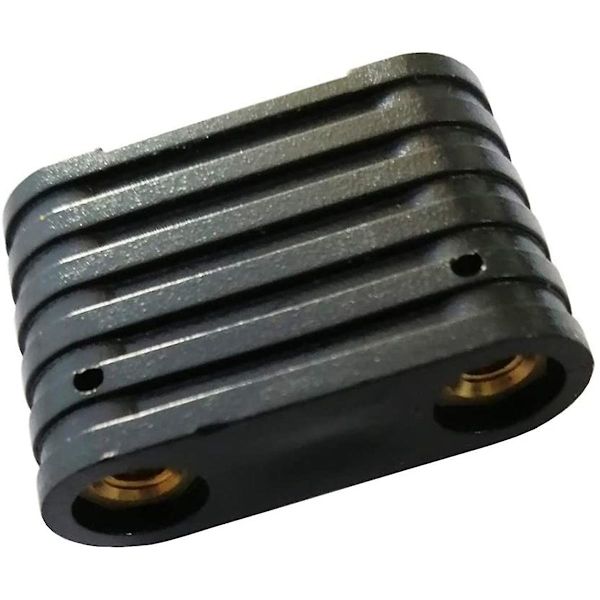6 stk. Windsurfing Sort Plastik 2-Huls Fodstrop Indsats Windsurf Board Fodstrop Udskiftning Surfboa [DB]