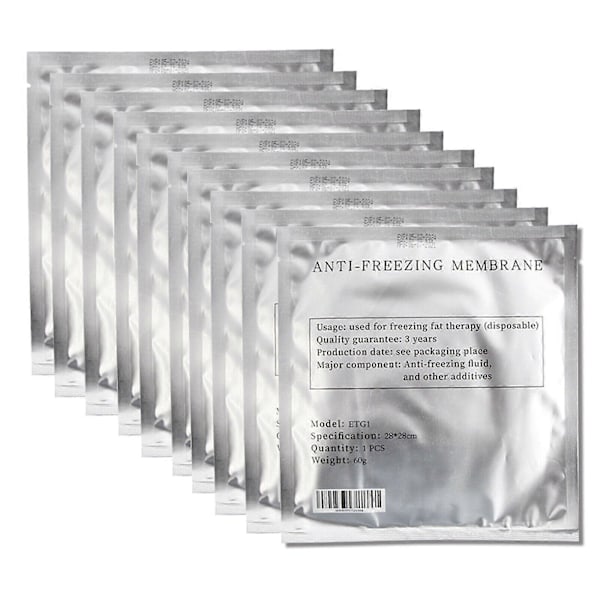 10 stk. Anti-frysing Membran for Frossen Fettbehandling Kryo Puter Anti-frysing Film [DB]