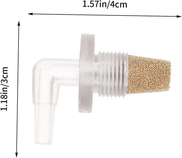 10 st syrepump luftdiffusor akryl akvarium luftbeslag akvarium luftbubbeldiffusor dekor