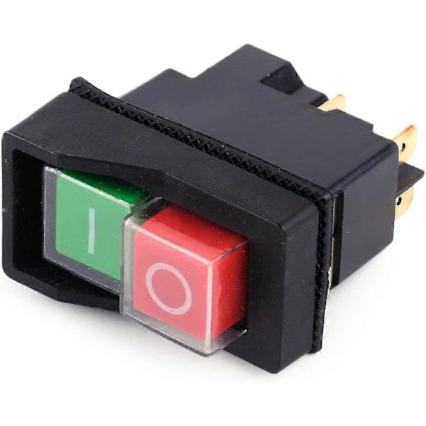250V IP55 KJD17 KLD28 4-pin Start Stopp På Volt 2BTN Strømbryter Egnet for Verkstedmaskiner (Levert av) [DB]