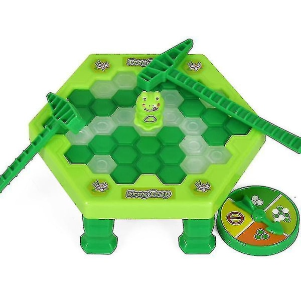 Interactive Game Break Ice Block, Hammer Penguin Trap Toy -gt [DB] green