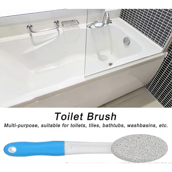 Pumice Sten Toiletbækkenrenser, Med Ekstra Langt Håndtag Hårdt Vand Toiletbækken Ringfjerner Renser Kalkfjerner db
