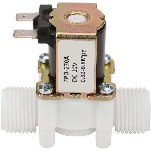 G1/2\" magnetventil - dc 12v - nc elektrisk vanninntaksventil (dc 12v) [DB]