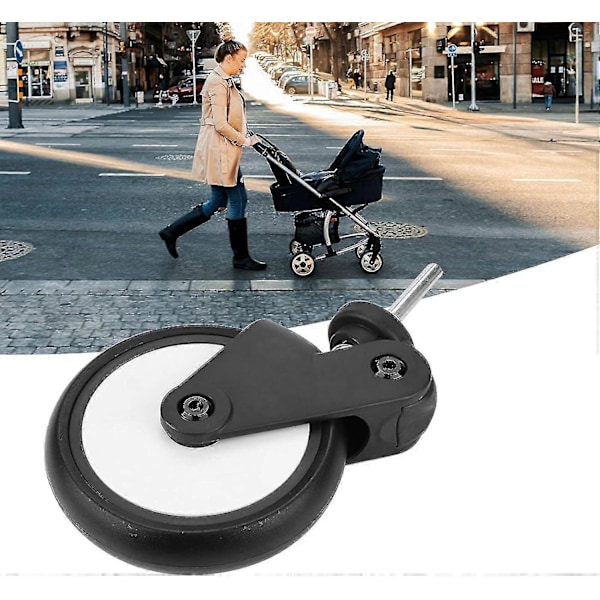 Barnvagnshjul, Babyzen Yoyo Gummi Framhjul, Barnvagnstillbehör för Yoya Vovo, Barnvagn med Verktyg (1 Par Fram) - Good-Yvan [Db]