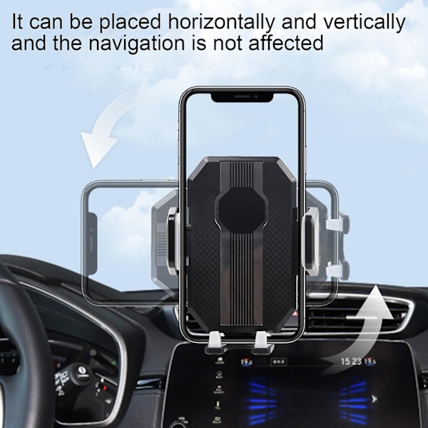 Biltelefonholder 360 Graders Rotation Justerbar Bilforrude Montering Mobiltelefon Stativ til Lastbil {DB} Black
