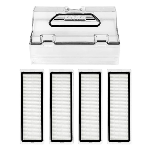 Til Xiaomi Dreame Bot W10 Robot Støvbeholder Støvsuger Hepa Filter Kit [DB]