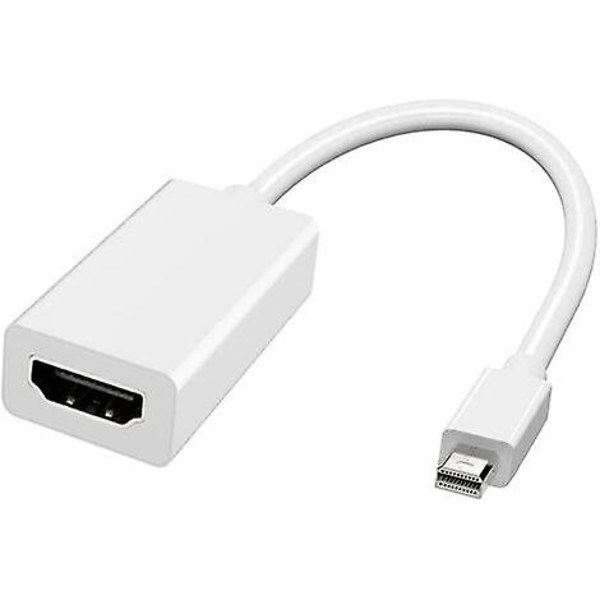 Mini DisplayPort till HDMI-adapter, Thunderbolt till HDMI-omvandlare för MacBook Air/Pro, Mic [DB]