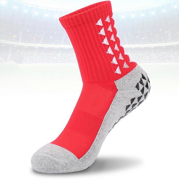Anti-skrid Sokker med Grips til Voksne [DB] Red One Size