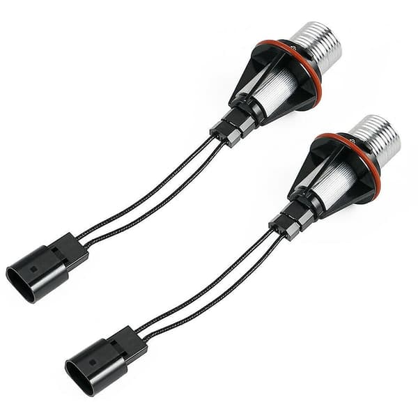 8000K Røde LED Angel Eye Markør Halo Lyspærer Lamper for - E39 E53 E60 E63 E64 E66 E87 5 6 7 X3 X5  [dB} Black