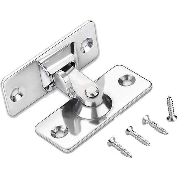 90 Graders Dörrlås, Rostfritt Stål Säkerhetslås/Tryck, Satin Nickel db