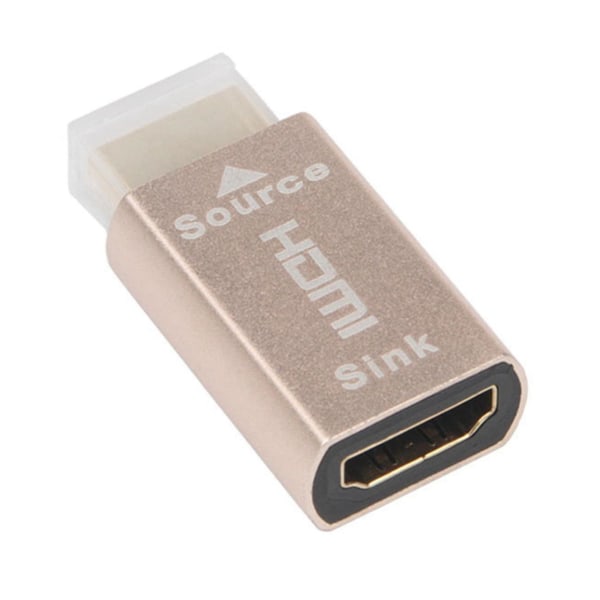 3x Låsskärm Signalhållare Kvm Hdmi2.0 Virtuell Adapter Edid Ddc-kontakt För Display Emulator Upp Till 3