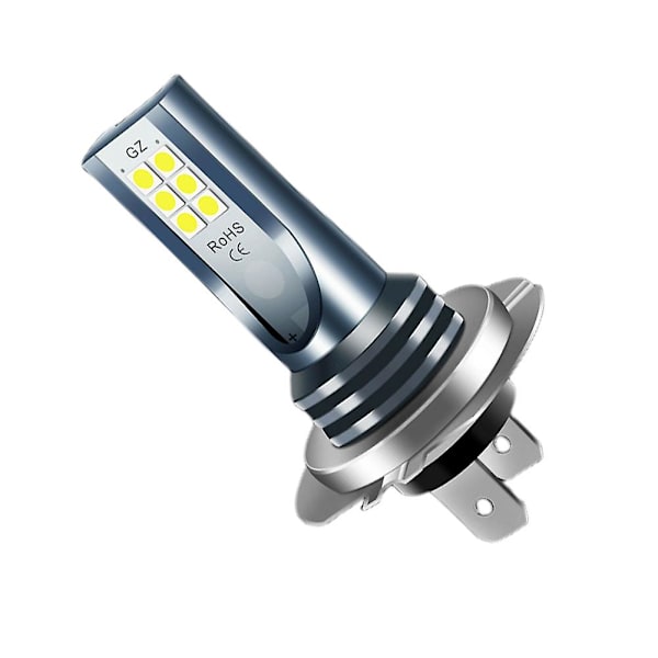 H7 LED-strålkastare 12V 24V LED-strålkastare 30000LM Bil Hög/Låg Stråle IP67 Vattentät Super Ljus Vit för Biltillbehör [DB]