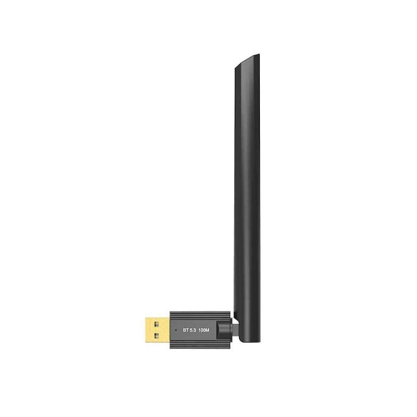 100m USB Bluetooth adapter USB Bluetooth 5.3-mottagare 4dbi Antenn Bluetooth -sändare för dator