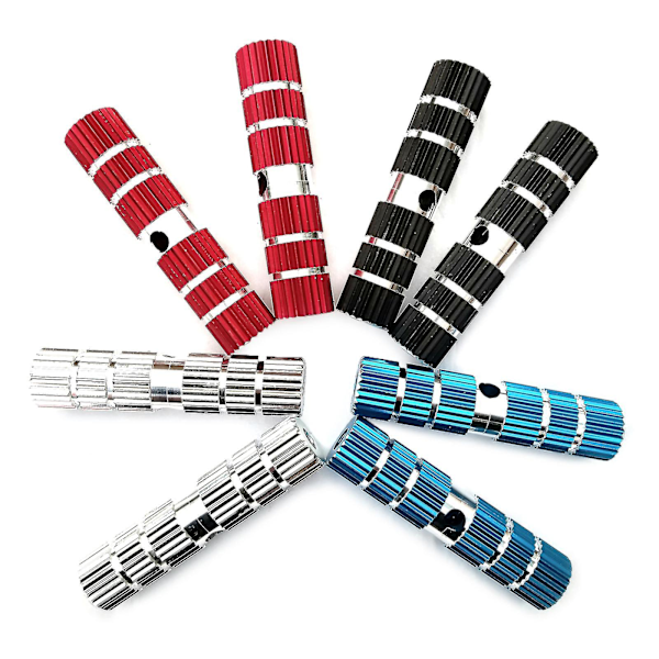 Cykel Bagerste Stunt-Stifte Aluminium Legering Cylinder Pedal Fod Stativ til BMX Cykler Blue