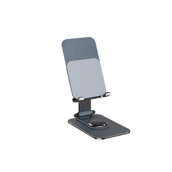 Aluminiumslegering Desktop Mobiltelefon Stand Foldbar Tablet Support Mobiltelefon Skrivebordsbeslag Lazy Holder, grå