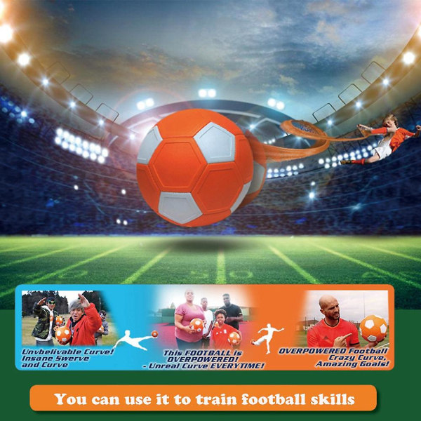 Curve Soccer Ball Football Leke Flotte barn Perfekt for utendørs innendørs kamp eller spill [DB]