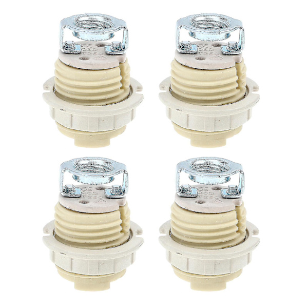 4 stk. Halogenpære Sockel Fatning Praktisk G9 Keramisk Lampe Sockelholder [DB]