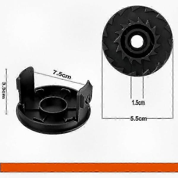 Erstatningsspole for Bosch gresstrimmere - Kompatibel med Easygrasscut 18/23/26 modeller (4-pakning) [DB]