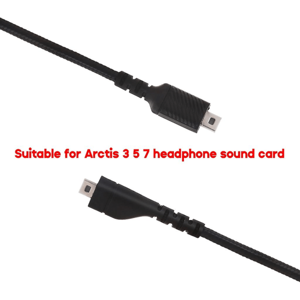 Ersättning ljudkort ljudkabel för Arctis 3 5 7 spelheadset Usb-kabel [DB]