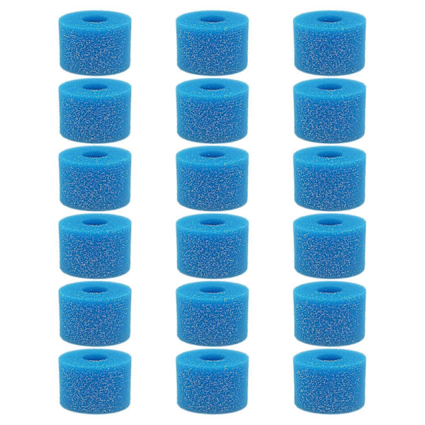 18 stk For Pure Spa Gjenbrukbare Vaskbare Skum Hot Tub Filterpatron S1 Type [DB]