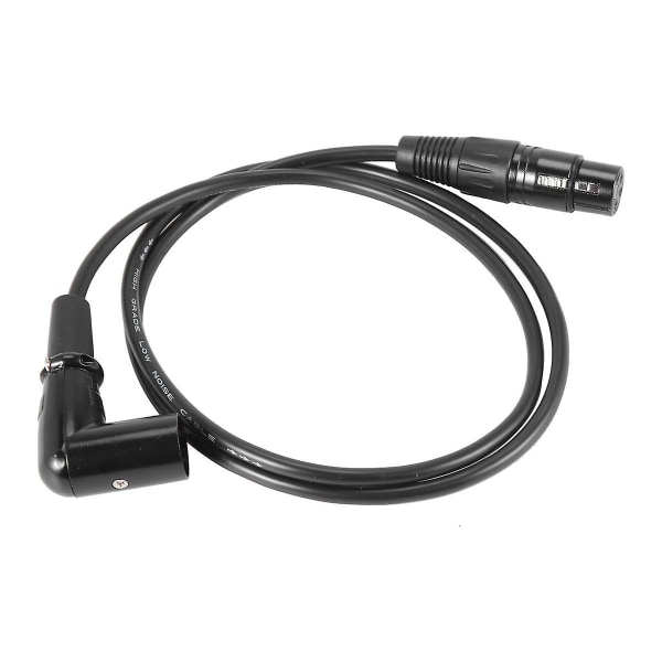 Rettvinklet hann-til-hunn Xlr-kabel, mikrofonledning, Dmx-signalledning for likevekt/mikser