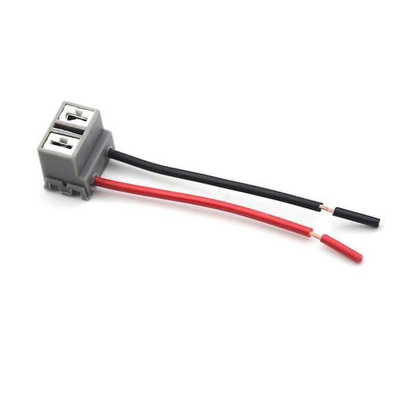 2 stk H7 2-pins frontlyspæreholderkontaktplugg ledningssocket Shytmv {DB} One Size