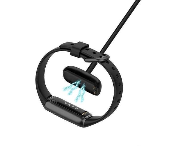 For Fitbit Luxe Smart Watch Magnetisk Lader USB Ladekabel med Reset-knapp, Lengde: 1m [DB]
